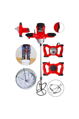 Steiner GT-RED 3000 W Bakır Sargı Alçı Boya Karıştırıcı