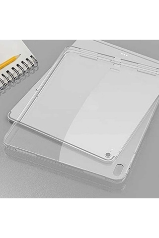Apple Uyumlu iPad  Pro 11 2018 A2013 A1934 Şeffaf Silikon Tablet Kılıfı Kılıf