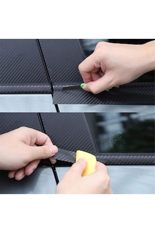 Siyah Karbon Folyo Şerit (463868807)