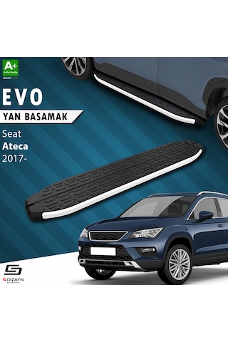 S-dizayn Seat Ateca Evo Aluminyum Yan Basamak 173 Cm 2017 Üzeri