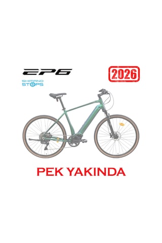 Carraro E-sportive X Pro Di2 Elektrikli Şehir Bisikleti Yeşil Turkuaz M/48cm Siyah