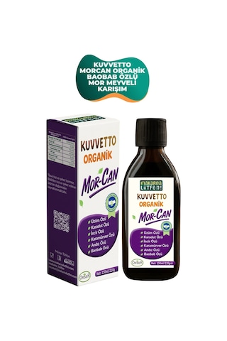 Kuvvetto Morcan Organik Baobab Özlü Mor Meyveli Karışım 220 Gram 220 G