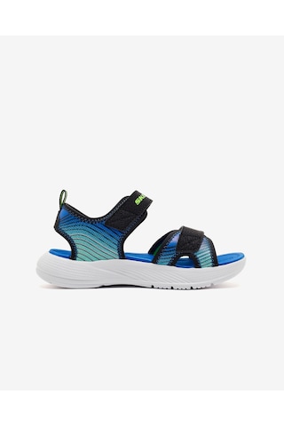 Skechers Mıcrospec-splash Büyük Erkek Çocuk Siyah Sandalet 407034l Bklm Siyah