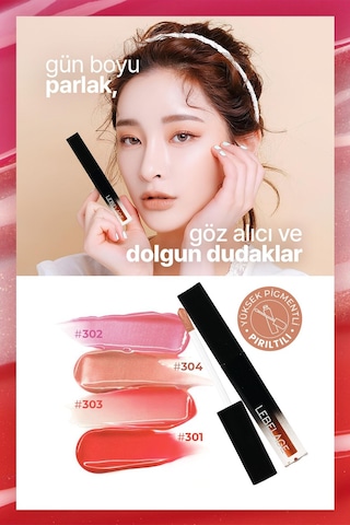 Lebelage Nemlendirici Dudak Parlatıcı Gloss LEBELAGE Deep Kiss Volume Lip Gloss 304