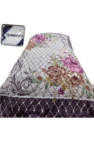 Merinos Fashion Çift Kişilik Vizon Battaniye 200x240 -abel Mor