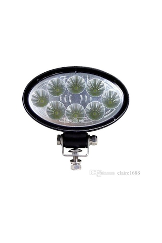 8 Ledli Oval Çalışma Lamba Kabin12-24vnew Holland Ledlamba 4 Adet