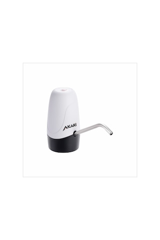 AKARI Damacana Su Pompası Usb Şarj Girişli Beyaz