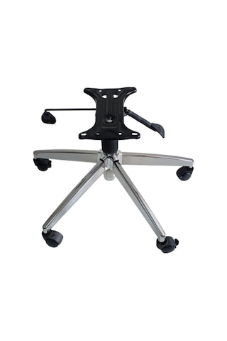 Kamusalmarket Makam Koltuğu Ayağı Çap 70 Cm Çift Kol Mekanizma Krom Pistonlu