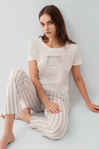 Pierre Cardin Kadın Krem Pijama Takım Pc9176-s-v2 Krem