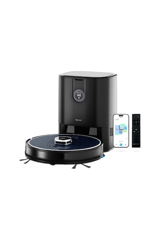 Şımart katya V+ 15000pa Premium Otomatik Toz Toplama Üniteli Akıllı Robot Süpürge