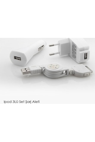 S-link Slx-31a Ipod 3lü Set Şarj Aleti