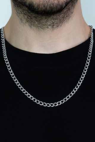 Gemici Çelik Erkek Zincir Kolye 6 Mm 56 Cm H081 (31175655) Çelik