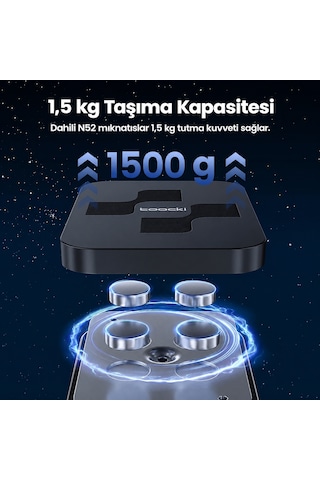 Toocki N52 Mıknatıslı Havalandırma Araç Telefon Tutucu 360 Dön