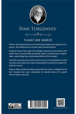 Tuhaf Bir Hikaye - İvan Turgenyev - Maviçatı (dünya Klasikleri)