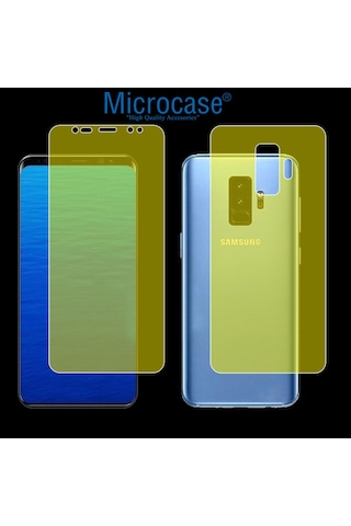 Samsung Uyumlu Galaxy S9 Plus Full Ön Arka Kaplama Tpu Soft Koruma Filmi