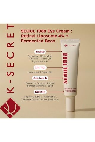 K-Secret Seoul 1988 Eye Cream 30 ML