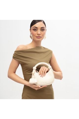 Sisley Beyaz El Çantası Kadın Sly 342 Sısley
