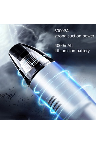 Yifomall "120w Güçlü Taşınabilir El Süpürgesi - 6000pa Emiş Gücü İle Toz, Kırıntı Ve Evcil Hayvan Tüylerini Temizler"