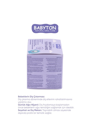 Babyton Bebekler İçin Diş ve Damak Temizleme Mendili
