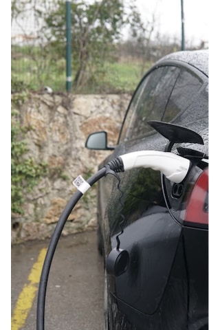 Hims 22kw Tip 2 Beyaz Soketli 5m Elektrikli Araç Şarj Kablosu