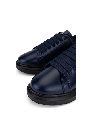 Tamer Tanca Erkek Suni Deri Lacivert Sneakers & Spor Ayakkabı 804 642 Erk Ayk Sk22/23 Lacıvert Lacivert