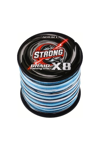 Techbloom Dayanıklı 8 İplik Örülü Misina A 10 -0.55mm-100lb 300m 328yd Tuzlu Su Balıkçılık Kamuflaj Polyetilen