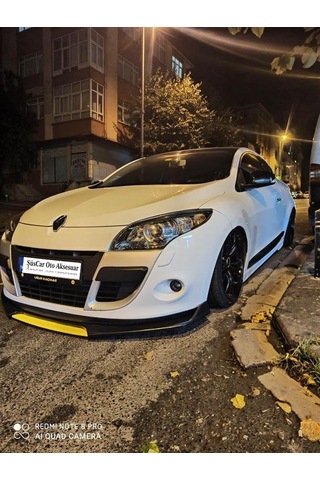 Universal Esnek 4 Parça Sarı Dilli Lip Piano Black Flaplı Abs