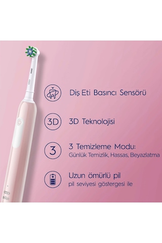 Oral-B Pro Series 1 Pembe Şarjlı Diş Fırçası