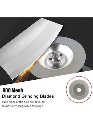 Bıçak Satır Makas Balta Bileme Diski 100mm Elmaslı Eğeleme Disk A