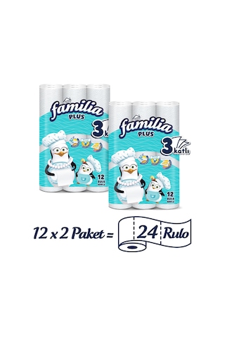 Familia Plus Kağıt Havlu 24 Rulo