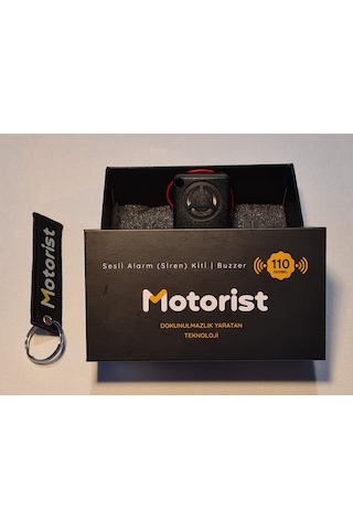 Motorist Motosiklet Takip Sistemi 24 Ay + Siren/buzzer Motorda S