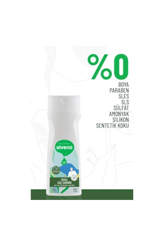 Siveno %100 Doğal Saç Sabunu Defne Yağlı Bal Avokado 9 Değerli Bitki Erkekler İçin Bitkisel Şampuan 300 ML