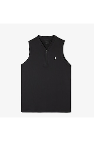 Peak Performance Turf Zip Kadın Siyah Kolsuz Eşofman Üstü - G79497030 Siyah