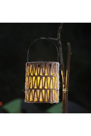 Homyl Açık Güneş Asılı Fener Işıkları, Sundurma Eve Açık Sarı