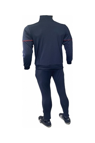 Erkek Lacivert Türkiye Bayrak Logo Baskılı Günlük Fitness Spor K
