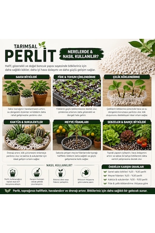 Boncuk Tarımsal Perlit 20 Litre Toprak Havalandırıcı Ve Drenaj Perliti Diğer