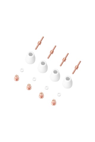 HallowPt31 Plazma Torç Uçları Elektrot Memesi 65 Adet Plazma