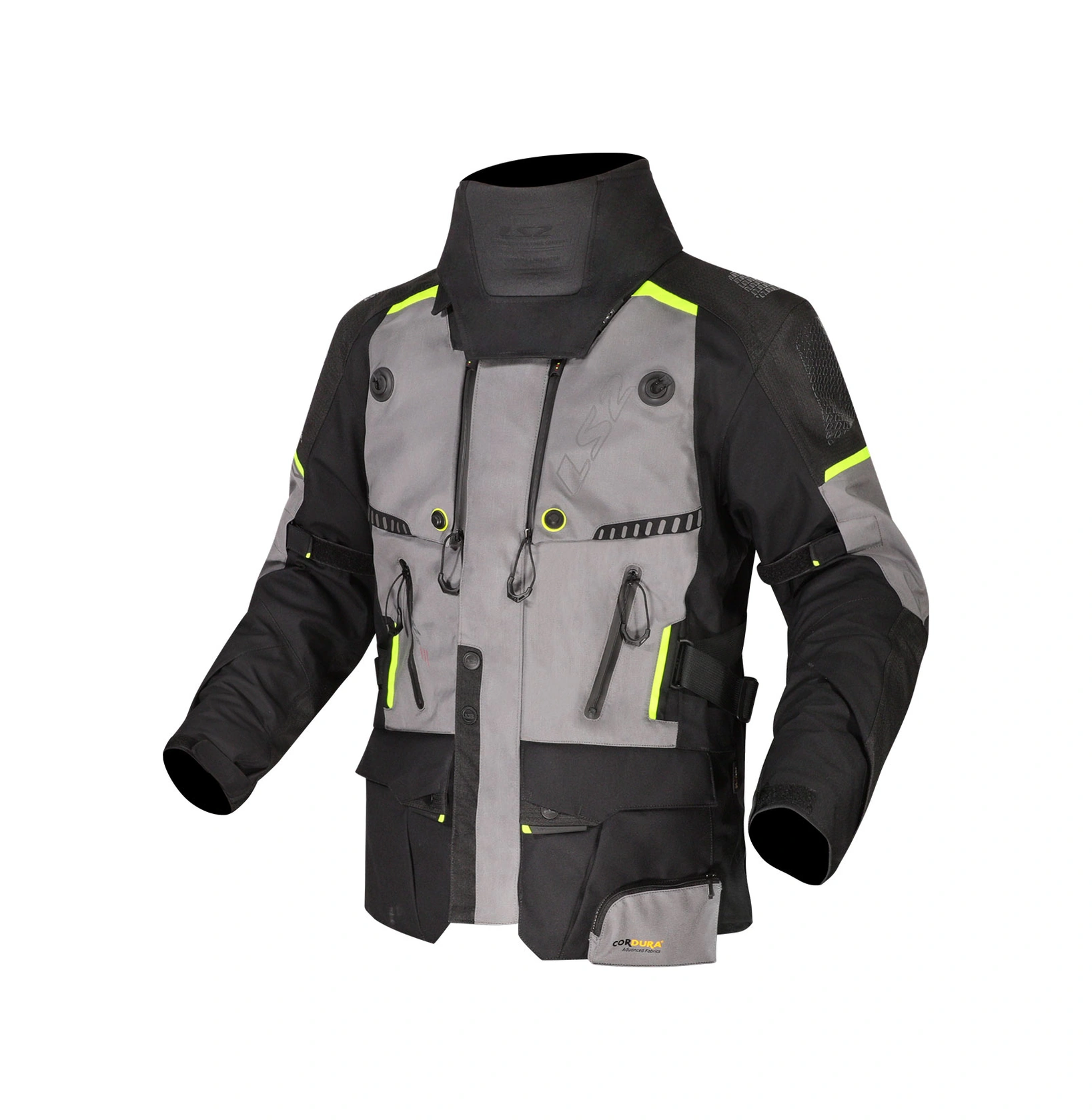 Ls2 Apollo Mont Siyah-gri-neon Sarı