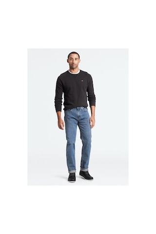 Levi's 514 Straight Erkek Jean Pantolon Stonewash Med İndigo - Flat Finish