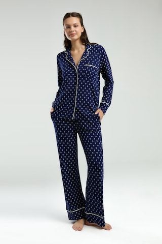 Pierre Cardin Kadın Lacivert Gömlek Pijama Pc8950-s-v1 Lacivert