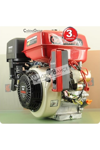 Goldmoto Gm270E Benzinli Motor 9 Hp Marşlı Krank Mili Kamalı