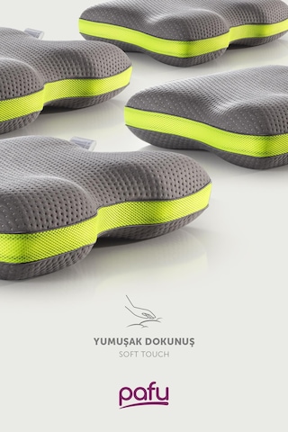 Pafu Visco Horlama Azaltıcı Karbon İplikli Ortopedik Yastık Renksiz