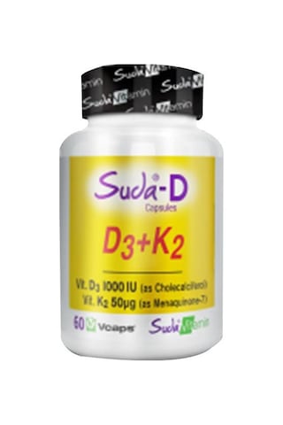 Suda Vitamin Suda-D Vitamin D3 K2 60 Veggy Kapsül