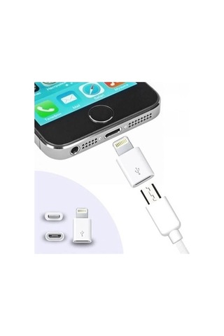Buğz Apple İphone / İpad Micro Usb Dönüştürücü Adaptör Otg Aparat Diğer