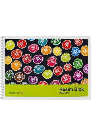 Umix My Note Spiralli Resim Defteri 25x35 120 G 2092