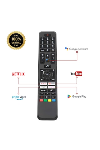 Vestel Akıllı Tv Kumandası Siyah Rc45160 Rc43160 Ct-8563 Ct-8556-2387405