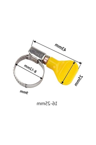 Paslanmaz Çelik Hortum Kelepçesi, 8-12mm, 4 Adet 0.5 MM
