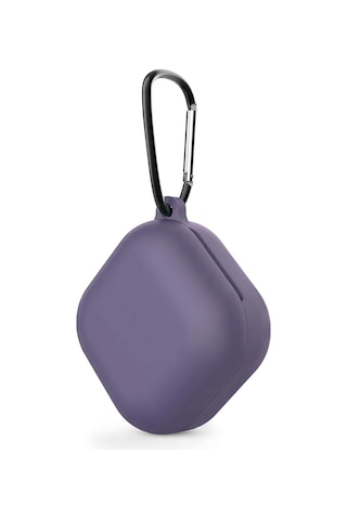 Microsonic Samsung Galaxy Buds 2 Pro Kılıf Askılı Mat Silikon Lavanta Grisi