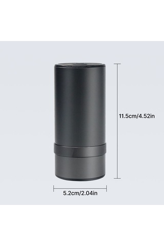 Yaozixa Taşınabilir Elektrikli Sigara Öğütücü Usb Arayüzü Tam Otomatik Alüminyum Alaşımlı Öğütücü Yükseltilmiş Dört Katmanlı Tas