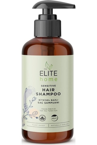The Elite Home Sensitive Bitkisel ve Vegan Sertifikalı Şampuan 400 ML The Elite Home Sensitive Bitkisel ve Vegan Sertifikalı Şampuan 400 ML